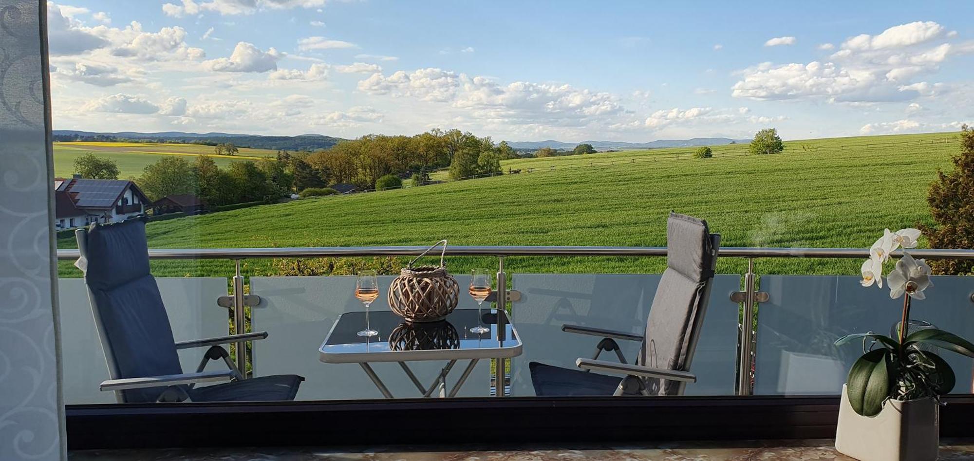 Ferienwohnung Landblick Homberg (Schwalm-Eder) Exterior foto